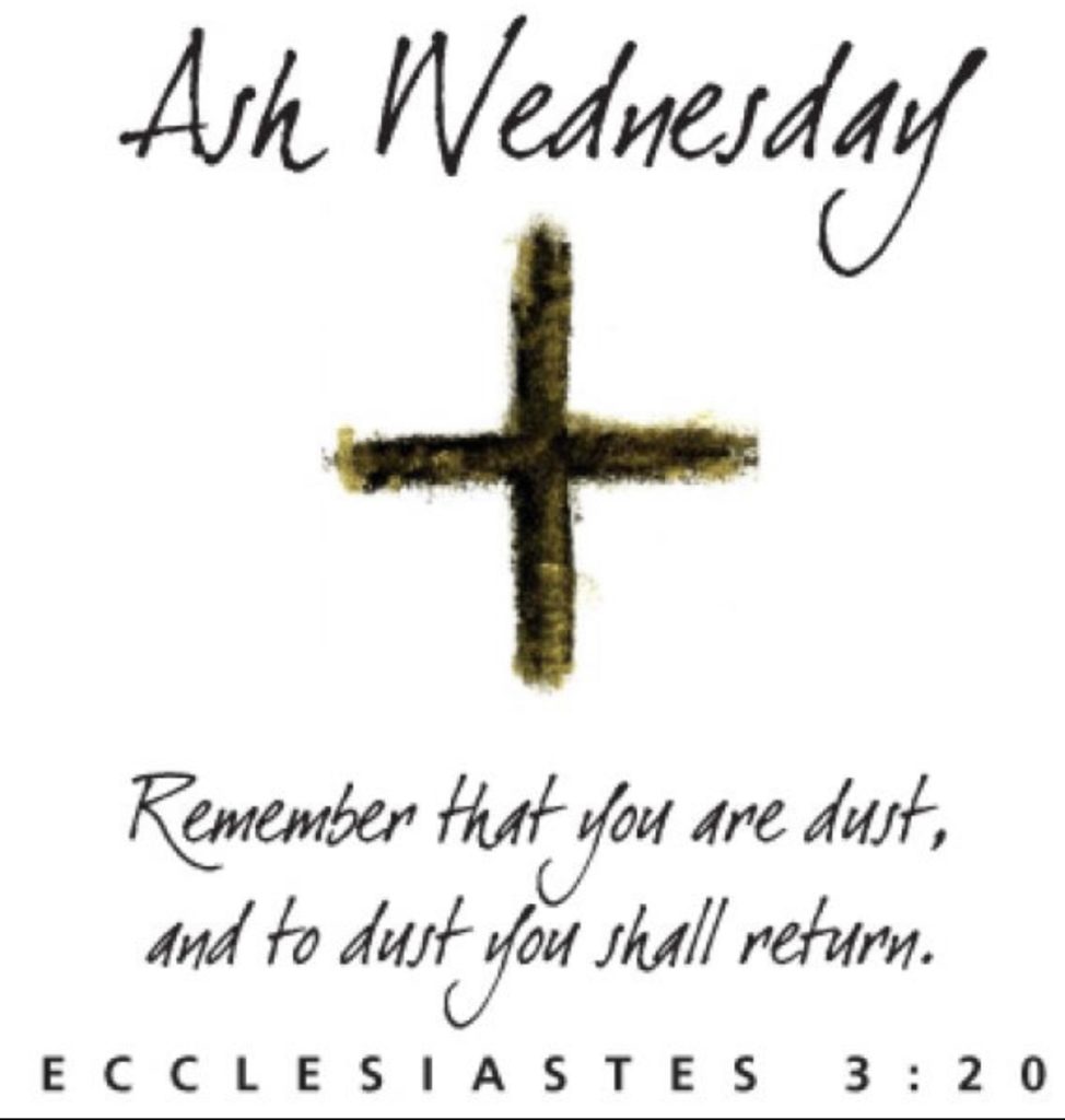 Ash Wednesday Graphic