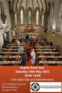 Book Sale 10th May 2025 10:00-16:00